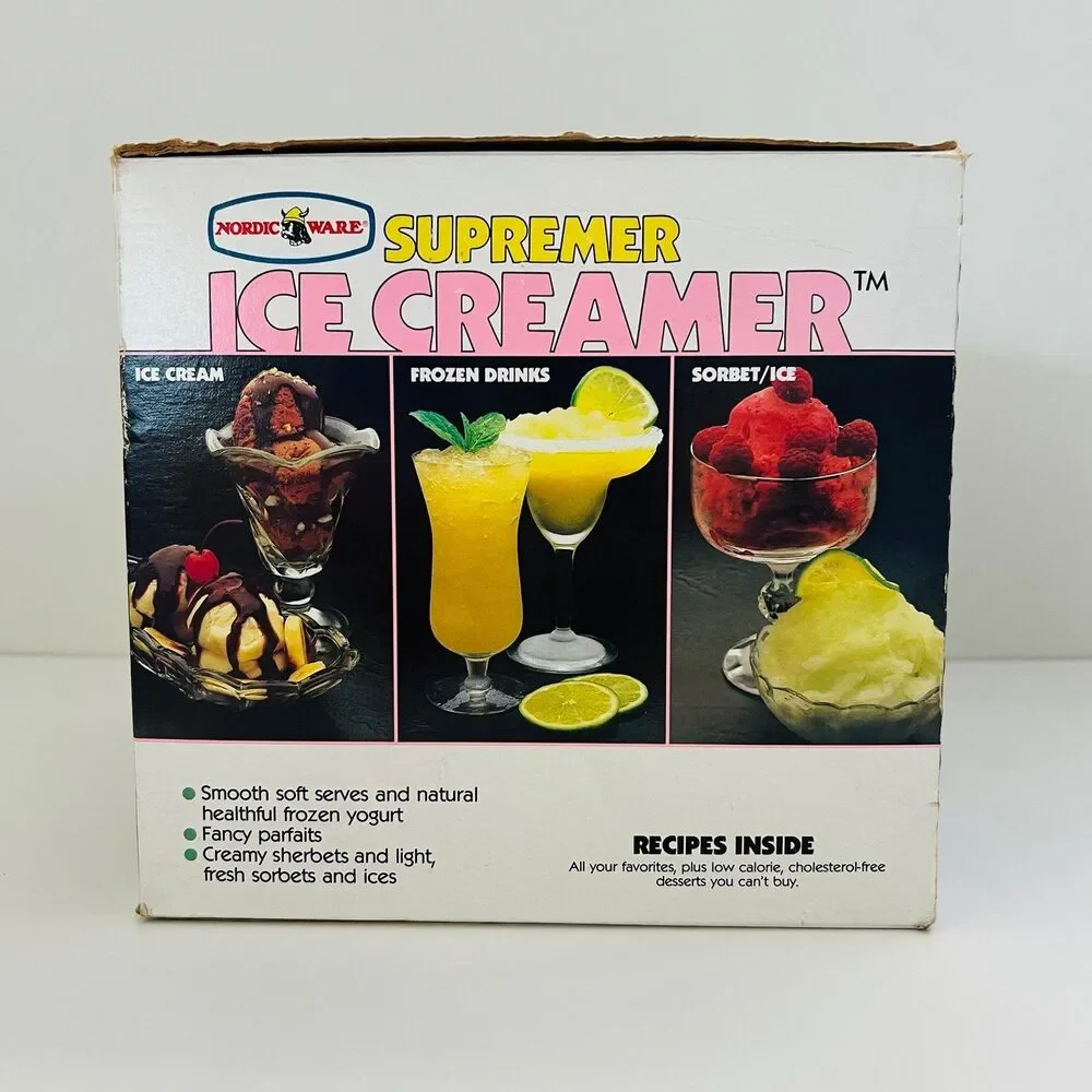 NORDIC WARE Supremer Ice Creamer Manual Ice Cream Maker